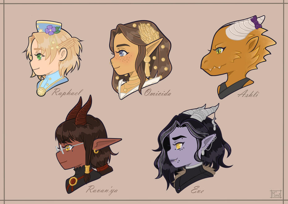 Original - D&amp;D Chibi Characters